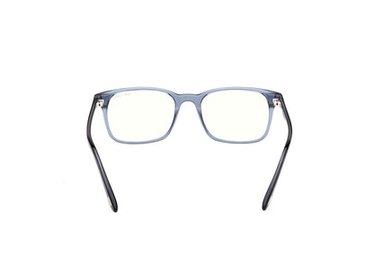 Shiny Blue Male Glasses Tom Ford 889214637635