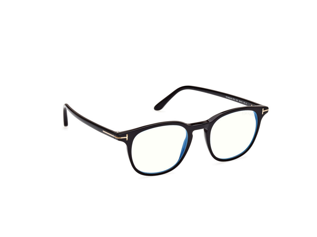 Shiny Black Male Glasses Tom Ford 889214358509