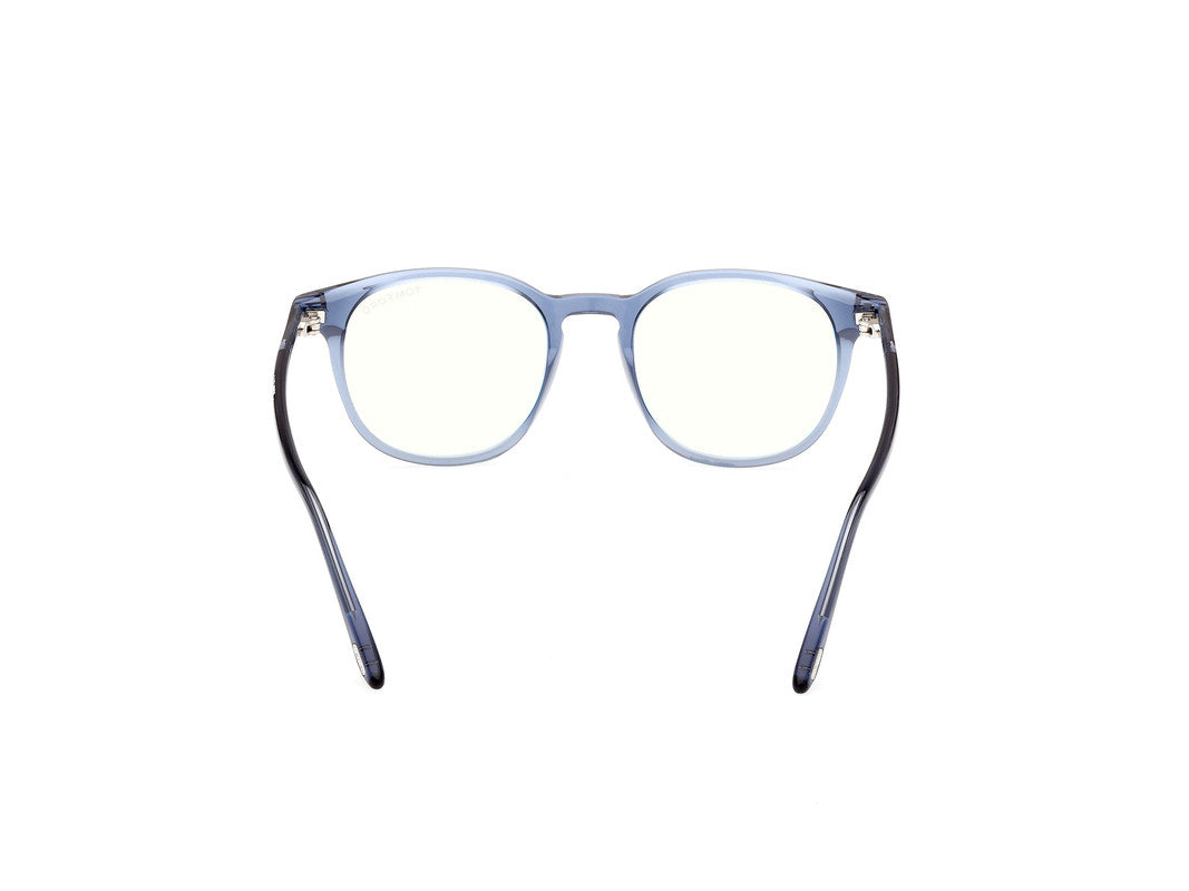 Shiny Blue Male Glasses Tom Ford 889214358578