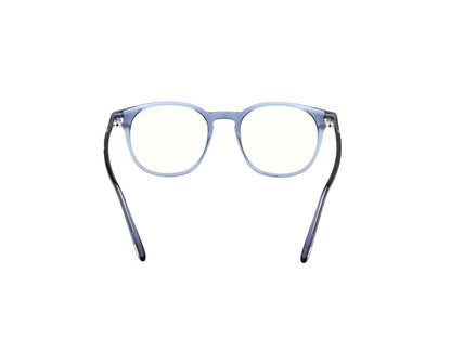 Shiny Blue Male Glasses Tom Ford 889214358578