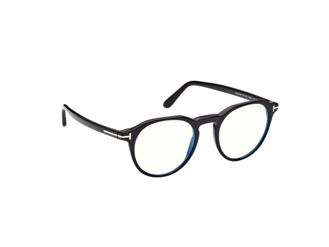 Shiny Black Male Glasses Tom Ford 889214358585