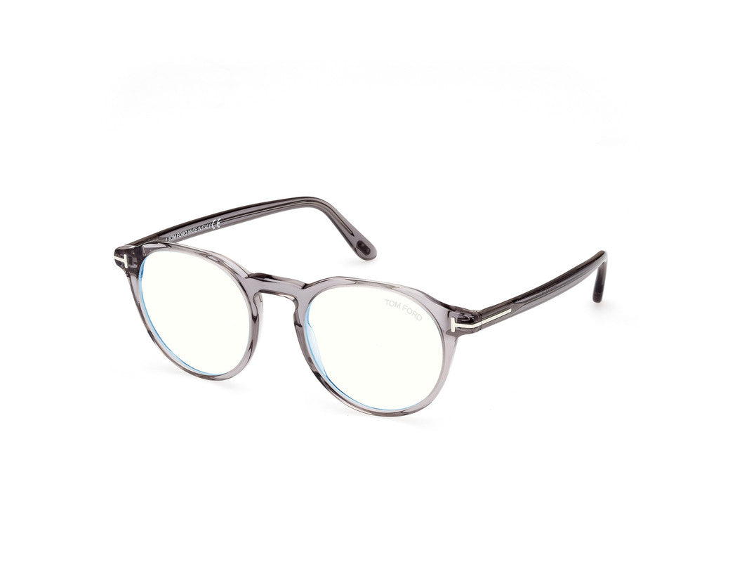 Shiny Grey Male Glasses Tom Ford 889214358592