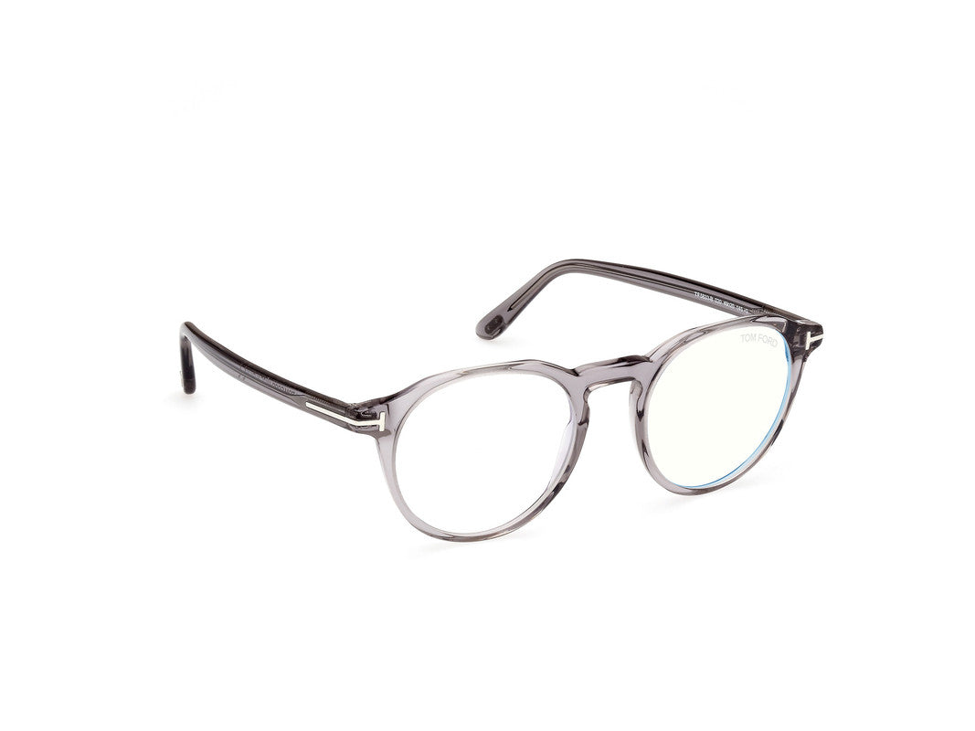 Shiny Grey Male Glasses Tom Ford 889214358592