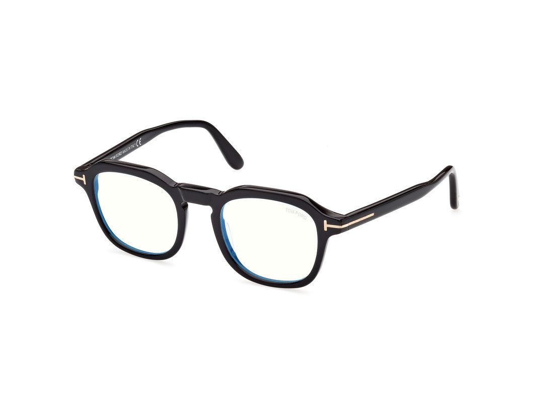 Shiny Black Male Glasses Tom Ford 889214358714