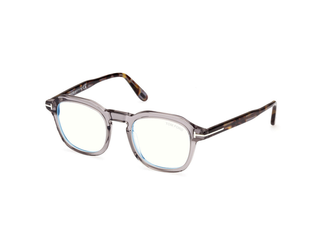 Shiny Grey Male Glasses Tom Ford 889214358721