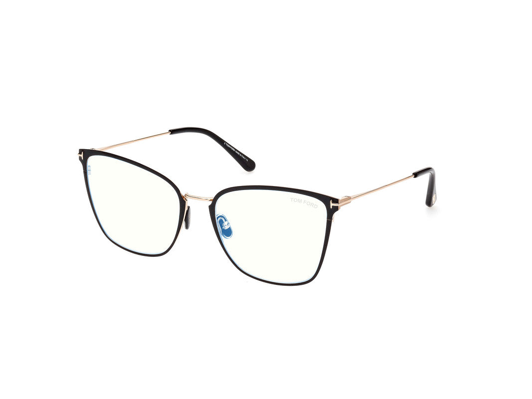 Shiny Black Female Glasses Tom Ford 889214358813