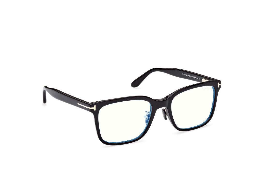 Shiny Black Male Glasses Tom Ford 889214337511