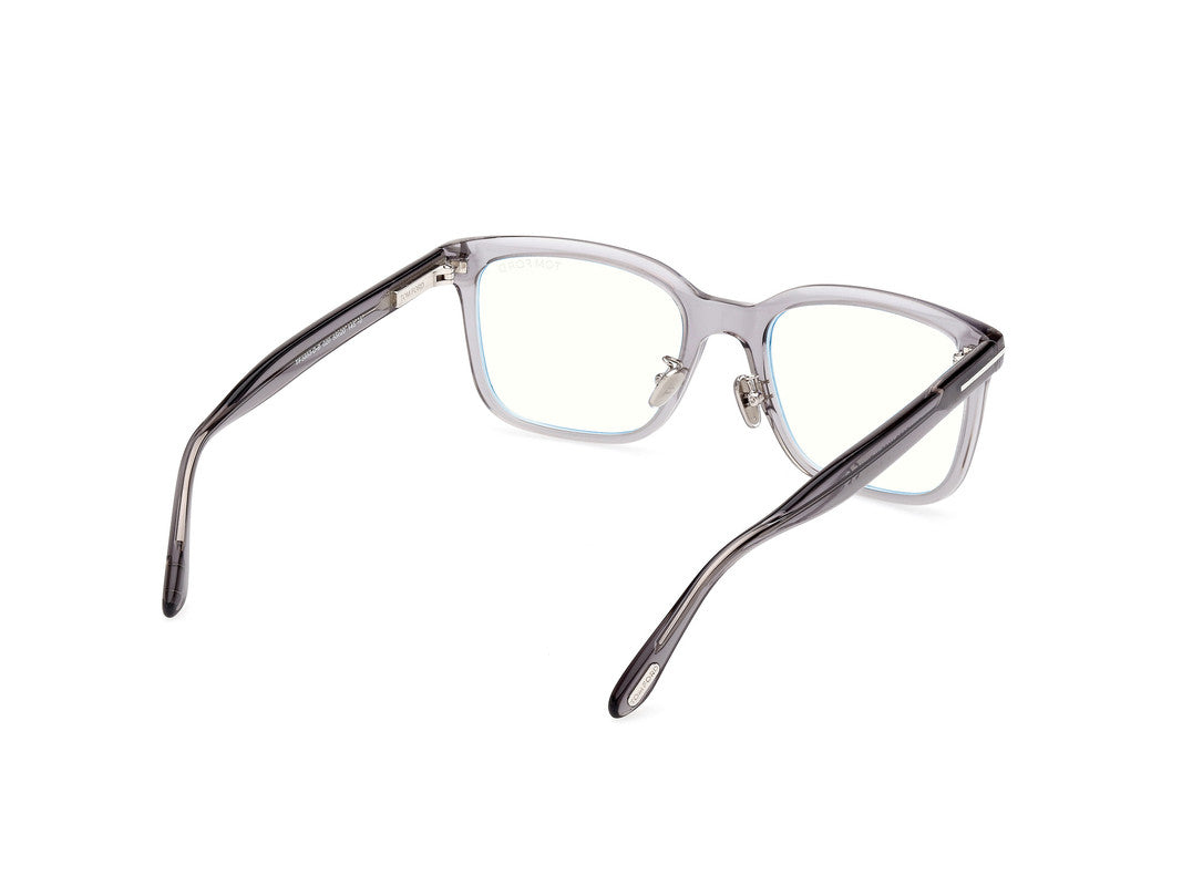 Shiny Grey Male Glasses Tom Ford 889214337528