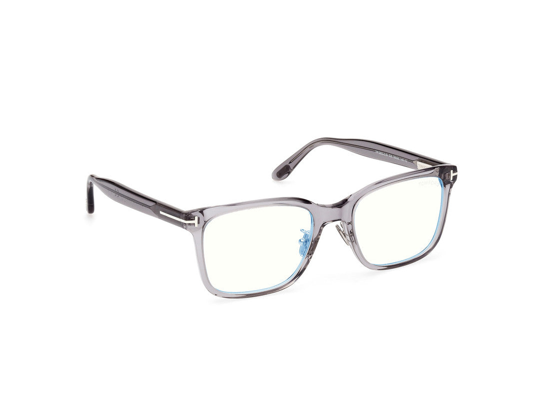 Shiny Grey Male Glasses Tom Ford 889214337528