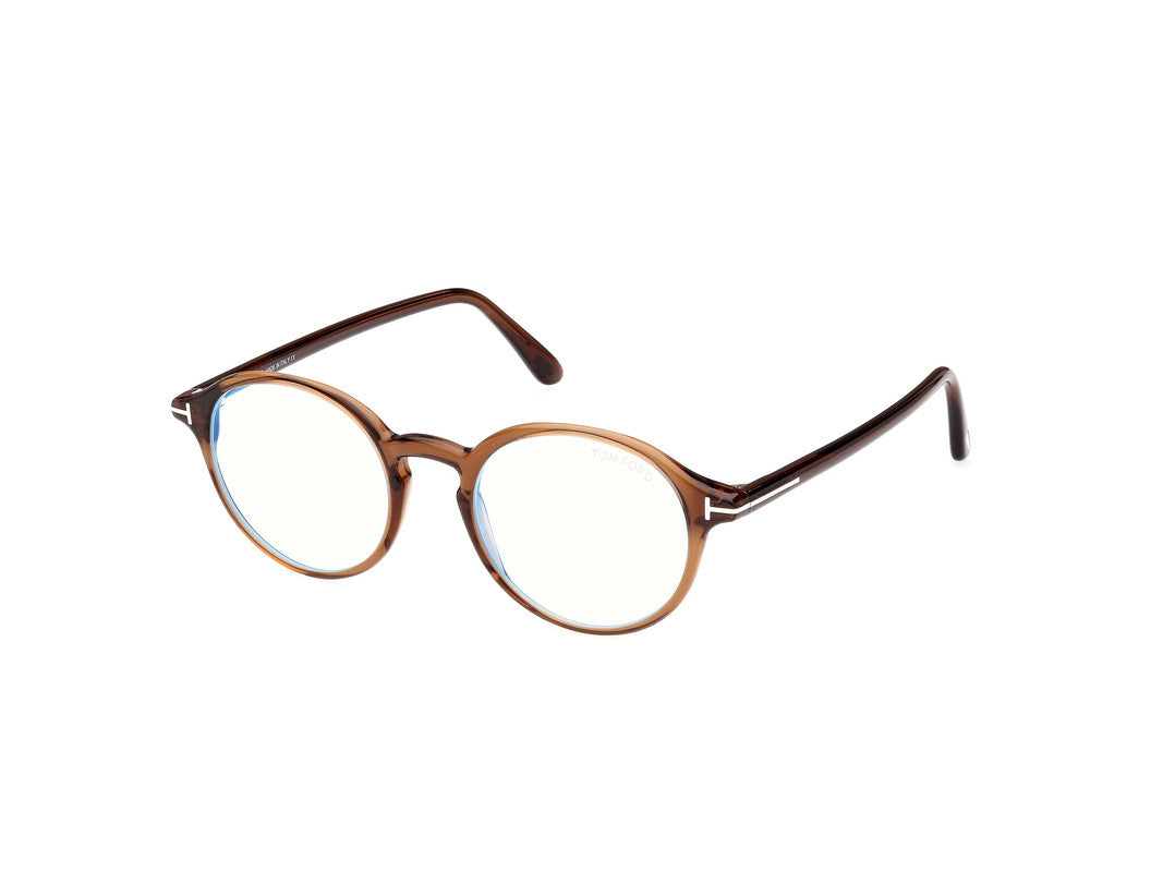 Shiny Dark Brown Unisex Glasses Tom Ford 889214415424