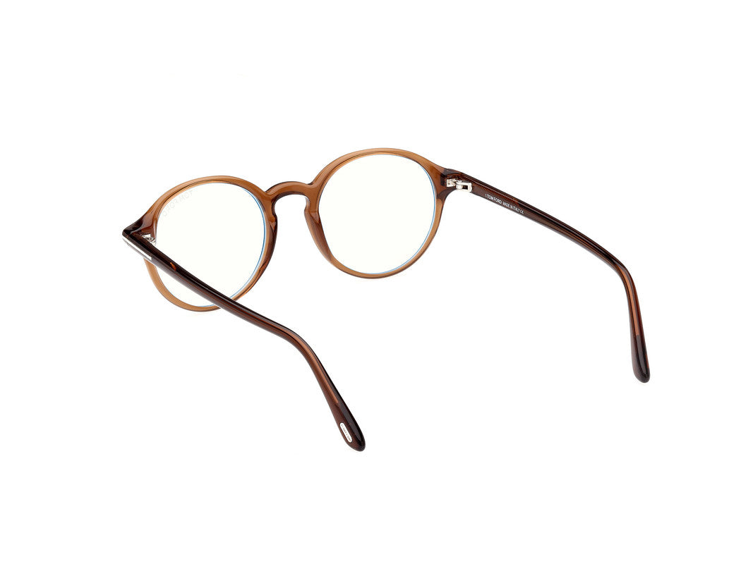 Shiny Dark Brown Unisex Glasses Tom Ford 889214415424