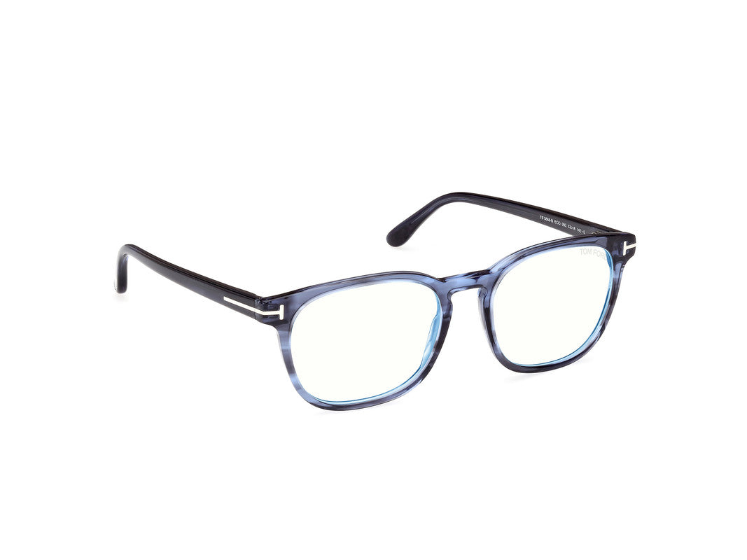 Blue/Striped Male Glasses Tom Ford 889214415493