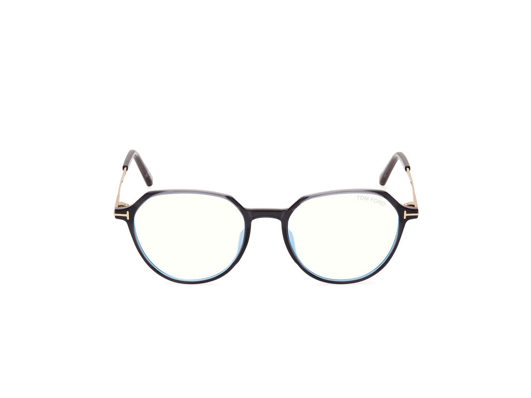 Shiny Grey Male Glasses Tom Ford 889214415776