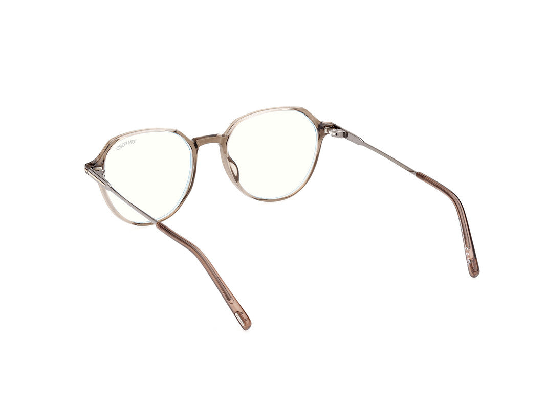 Shiny Light Brown Male Glasses Tom Ford 889214415783