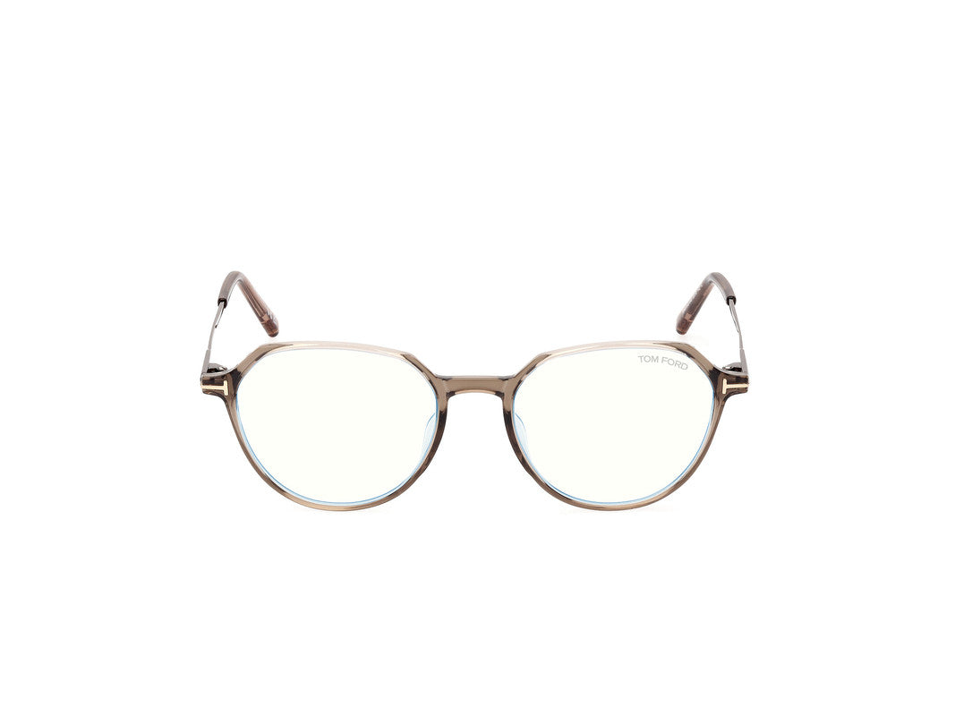 Shiny Light Brown Male Glasses Tom Ford 889214415783