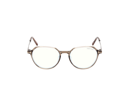 Shiny Light Brown Male Glasses Tom Ford 889214415783