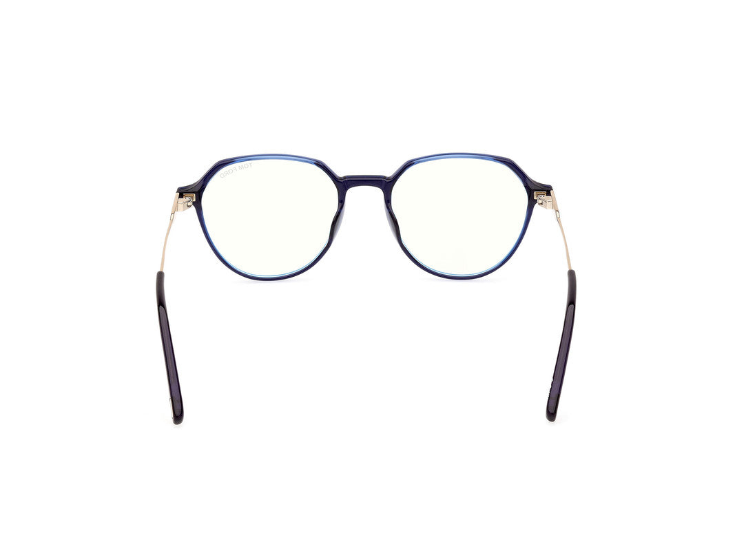 Shiny Blue Male Glasses Tom Ford 889214415806