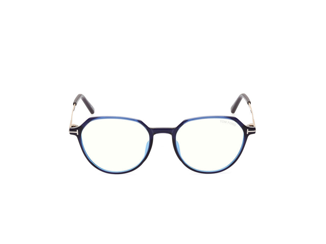 Shiny Blue Male Glasses Tom Ford 889214415806