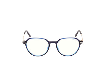 Shiny Blue Male Glasses Tom Ford 889214415806