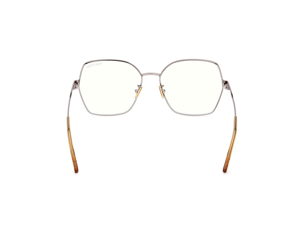 Shiny Light Ruthenium Female Glasses Tom Ford 889214415813