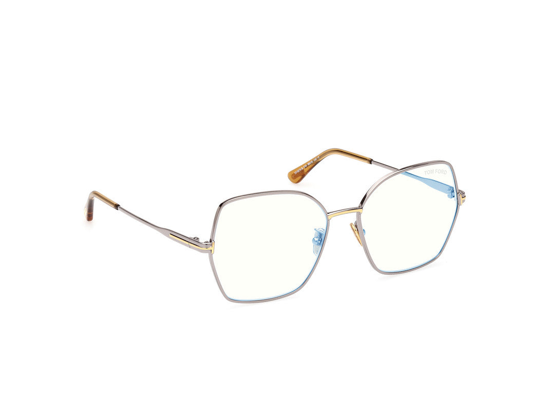 Shiny Light Ruthenium Female Glasses Tom Ford 889214415813