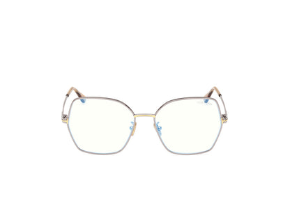 Shiny Light Ruthenium Female Glasses Tom Ford 889214415813