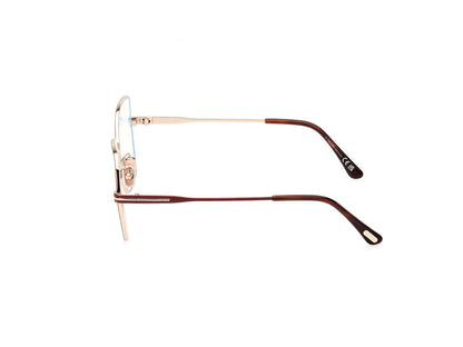 Matte Rose Gold Female Glasses Tom Ford 889214415820