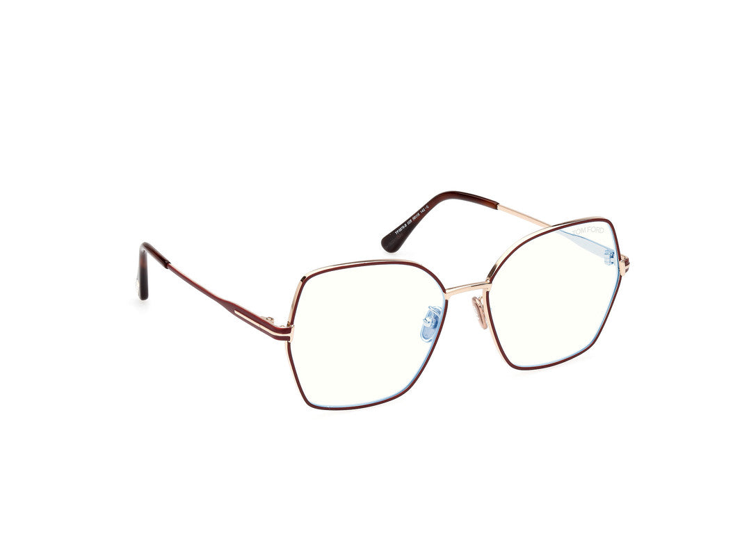 Matte Rose Gold Female Glasses Tom Ford 889214415820