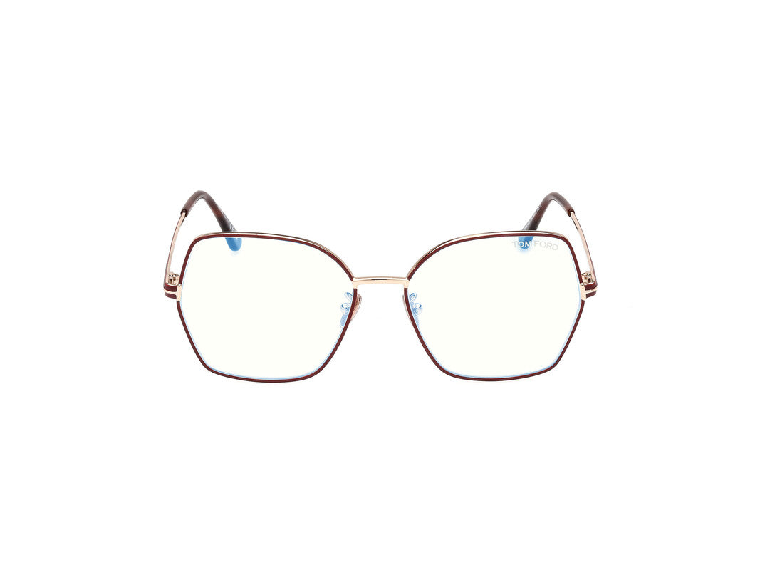 Matte Rose Gold Female Glasses Tom Ford 889214415820