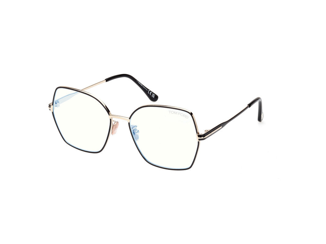 Shiny Pale Gold Female Glasses Tom Ford 889214415837