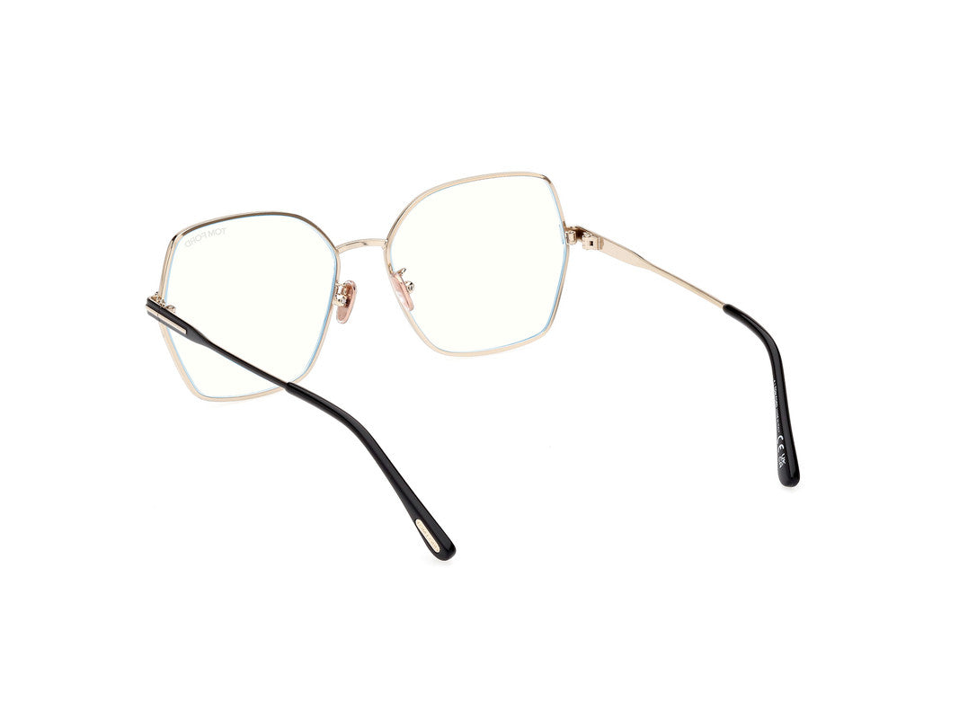 Shiny Pale Gold Female Glasses Tom Ford 889214415837