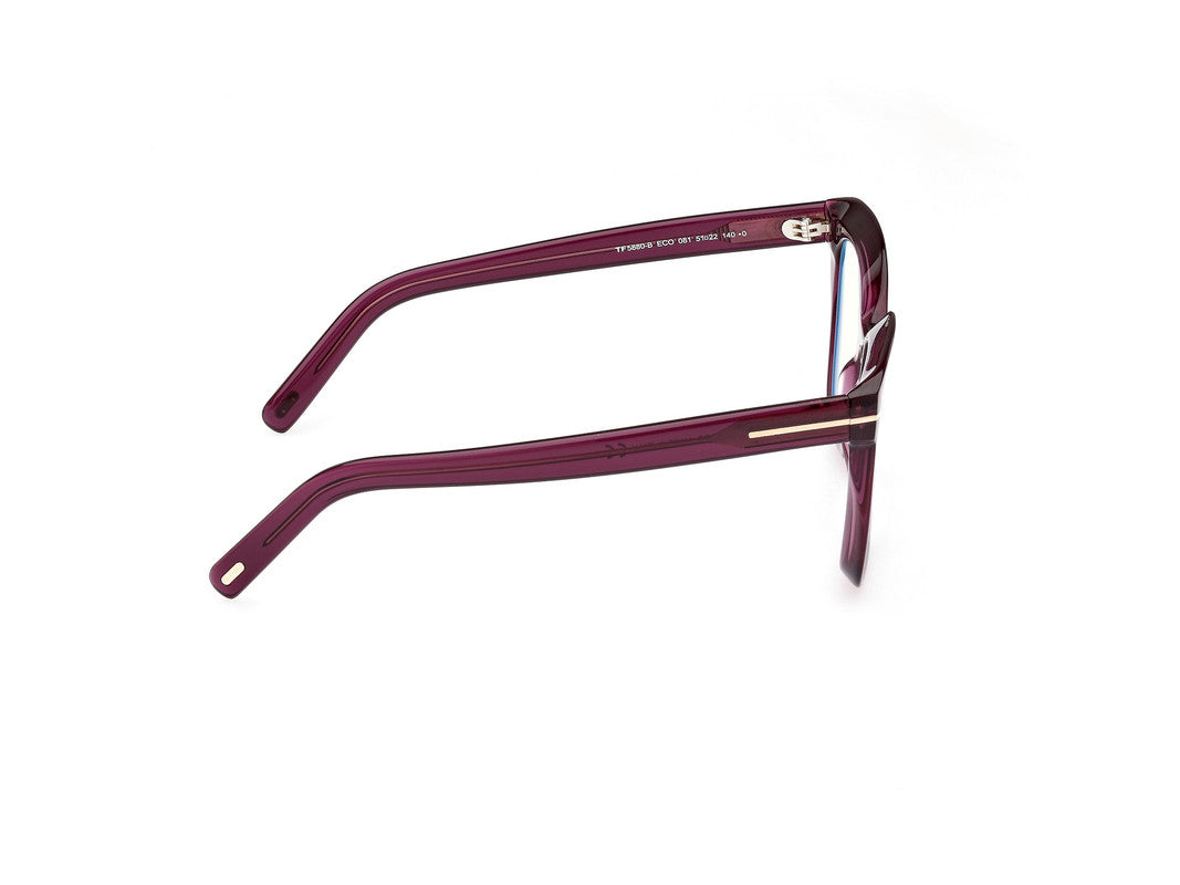 Shiny Violet Female Glasses Tom Ford 889214416001