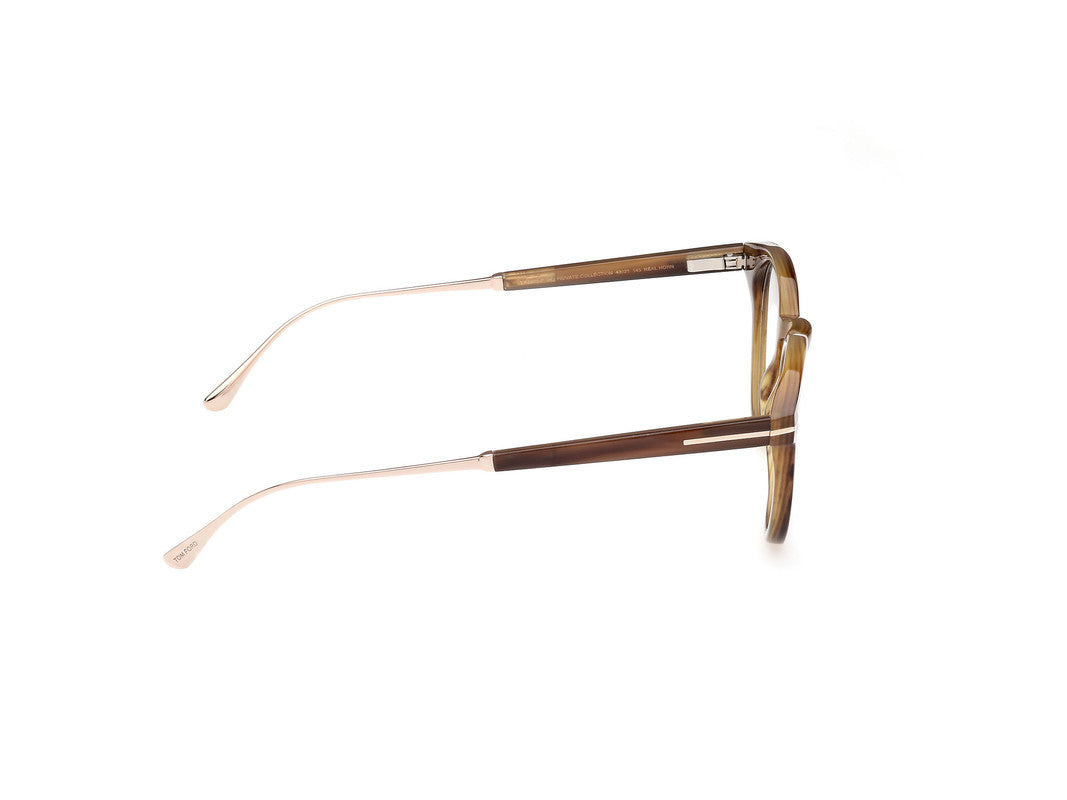 Brown Horn Male Glasses Tom Ford Private Collection 889214417381