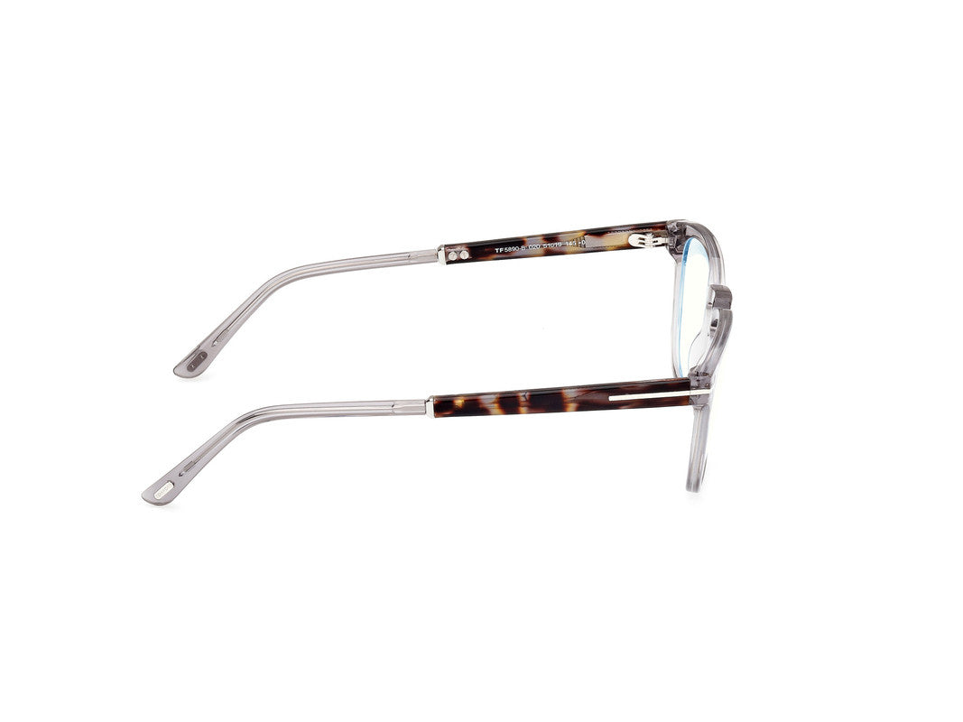 Shiny Grey Unisex Glasses Tom Ford 889214418890