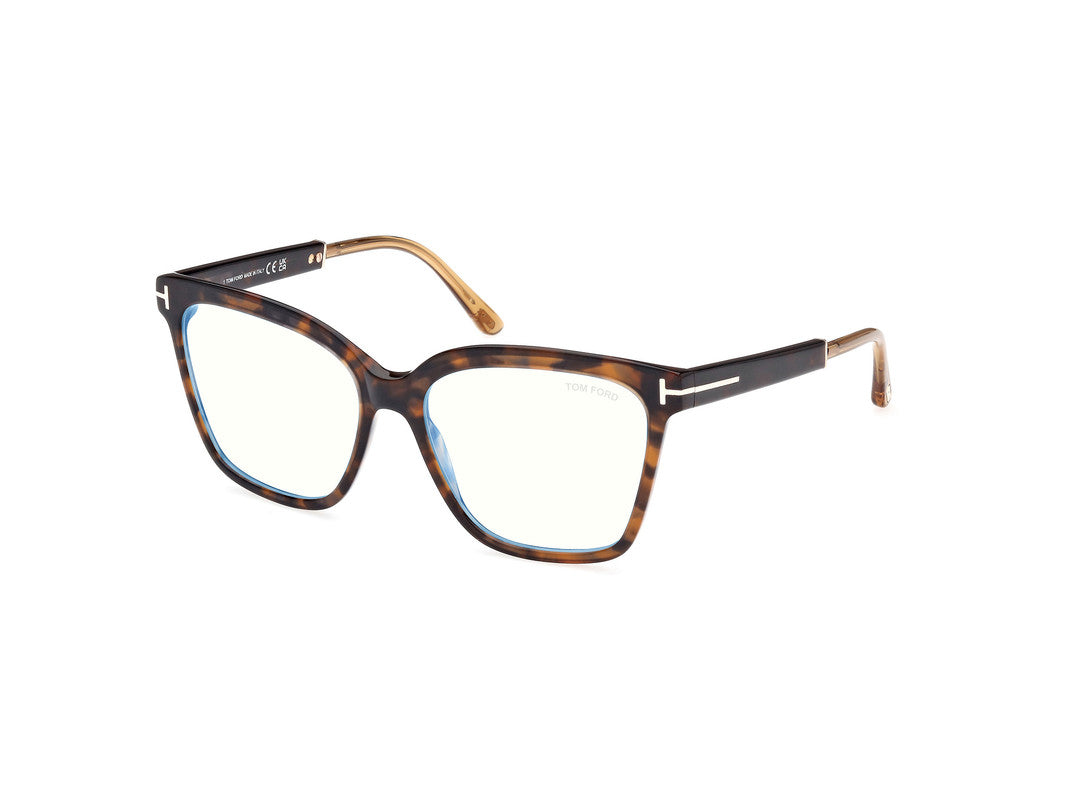 Dark Havana Female Glasses Tom Ford 889214419002