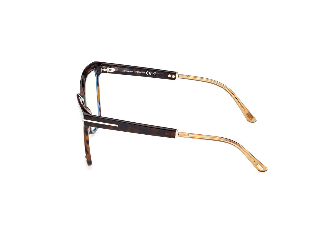 Dark Havana Female Glasses Tom Ford 889214419002