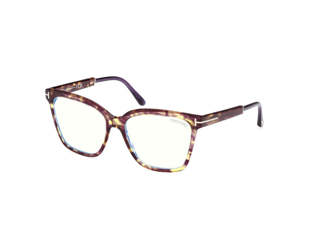 Coloured Havana Female Glasses Tom Ford 889214419026