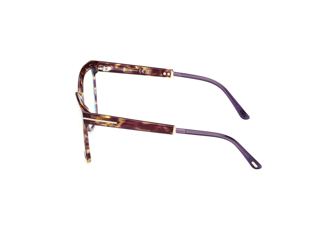 Coloured Havana Female Glasses Tom Ford 889214419026