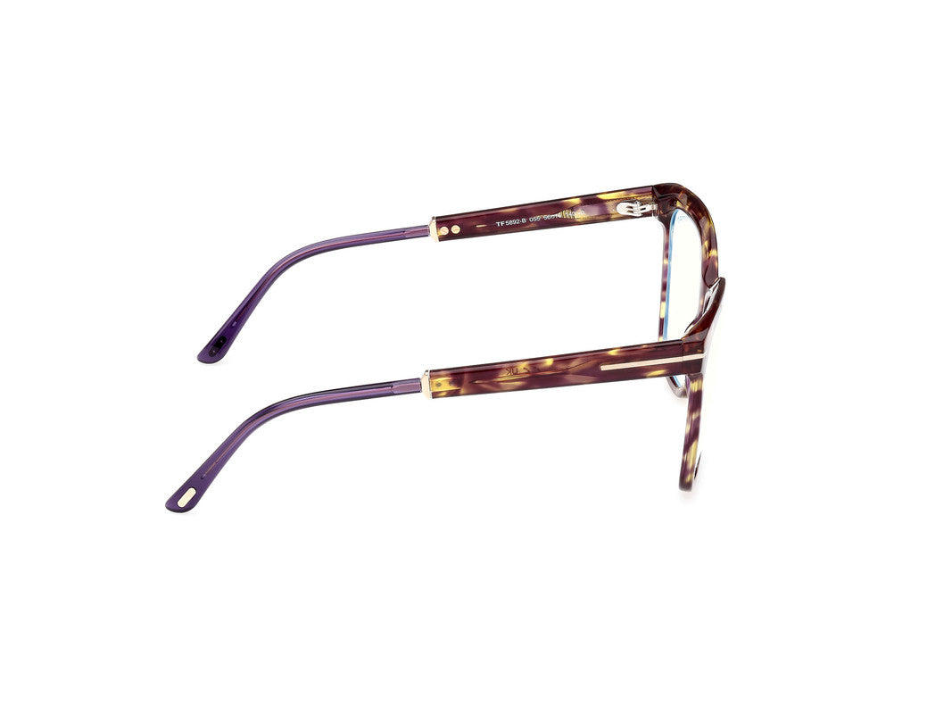 Coloured Havana Female Glasses Tom Ford 889214419026