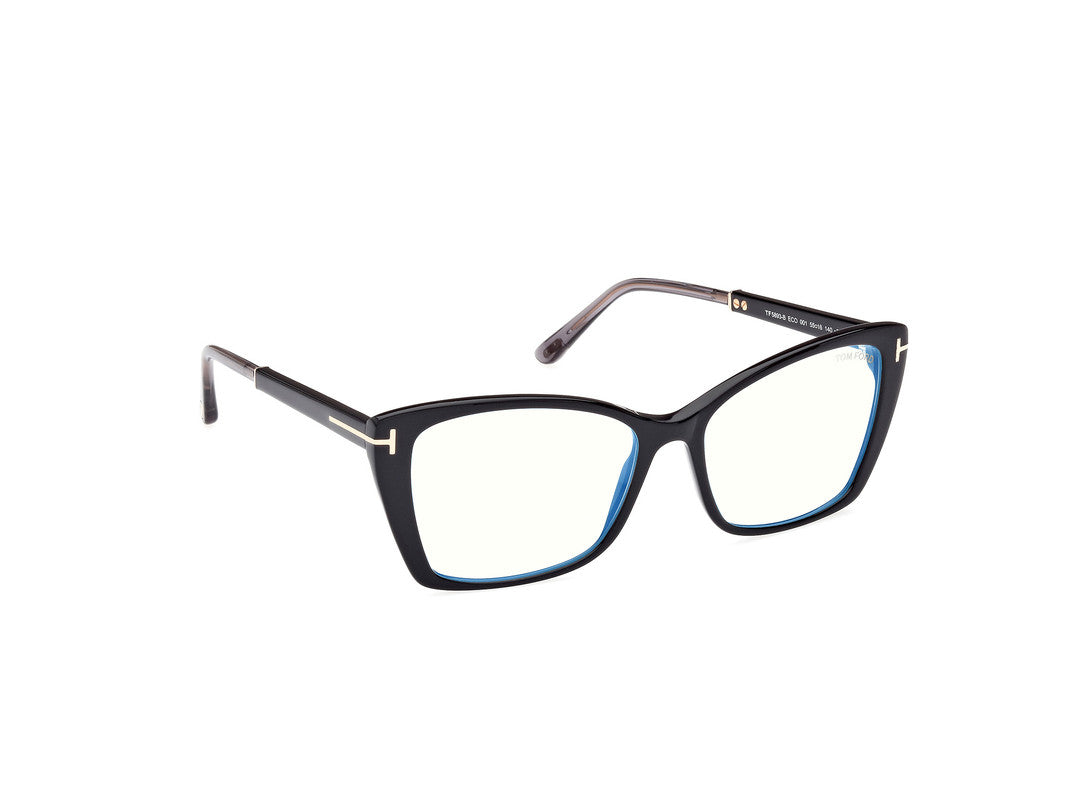 Shiny Black Female Glasses Tom Ford 889214419033