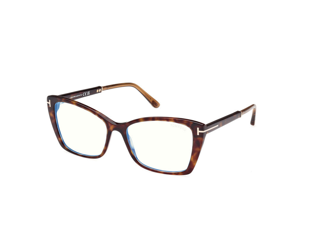 Dark Havana Female Glasses Tom Ford 889214419057