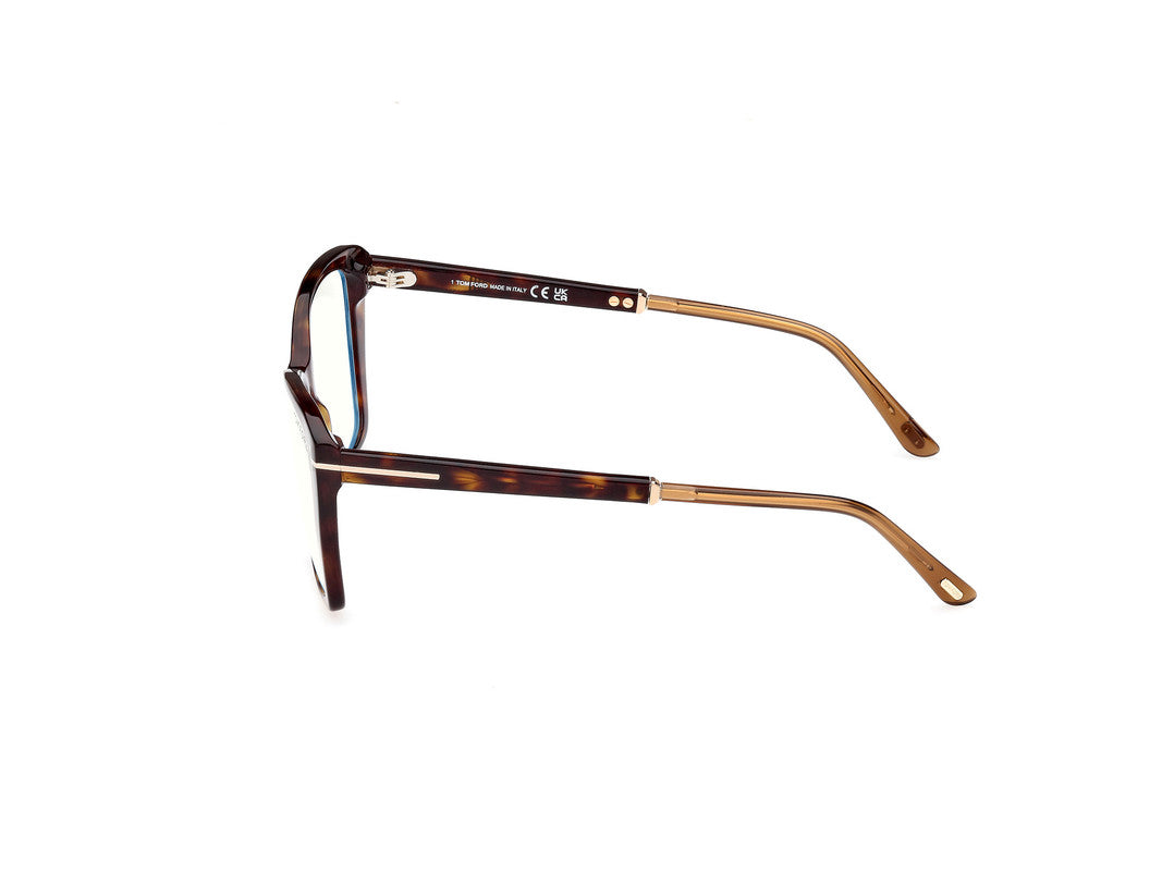 Dark Havana Female Glasses Tom Ford 889214419057