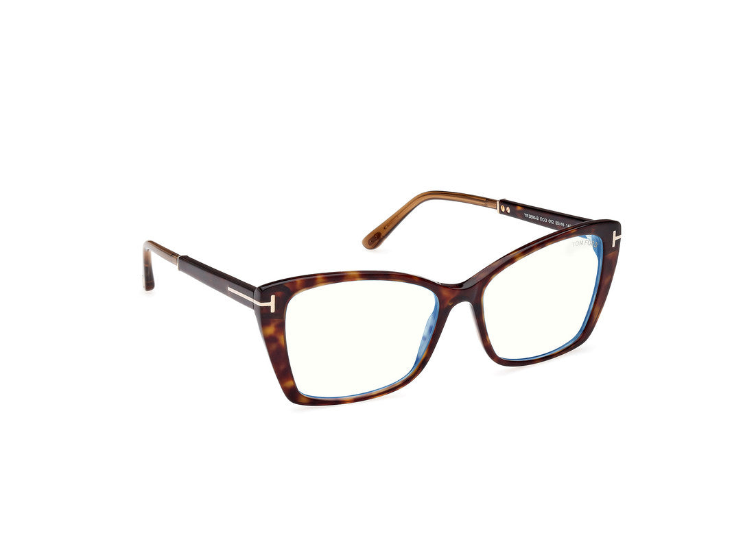 Dark Havana Female Glasses Tom Ford 889214419057