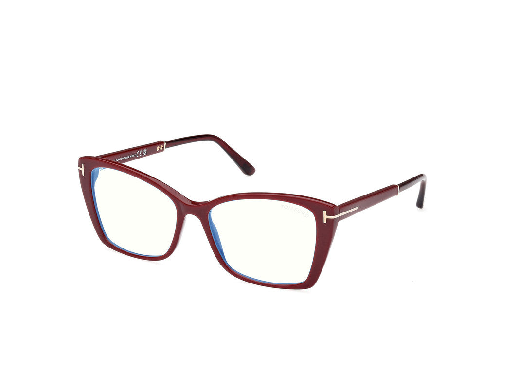 Shiny Bordeaux Female Glasses Tom Ford 889214419071