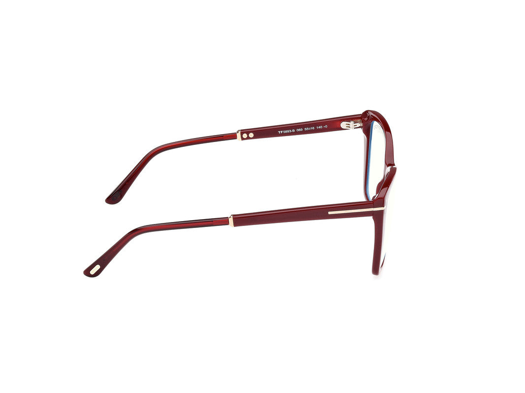 Shiny Bordeaux Female Glasses Tom Ford 889214419071