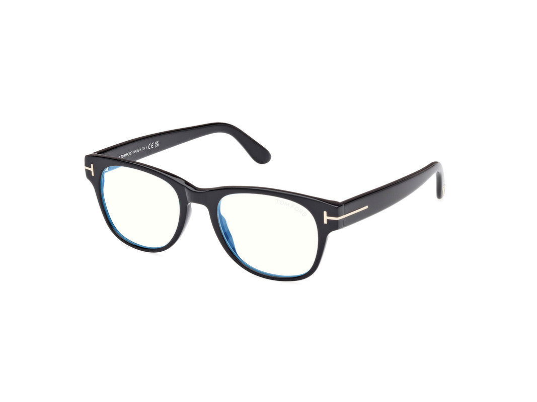 Shiny Black Male Glasses Tom Ford 889214443359