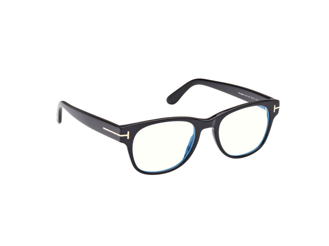 Shiny Black Male Glasses Tom Ford 889214443359