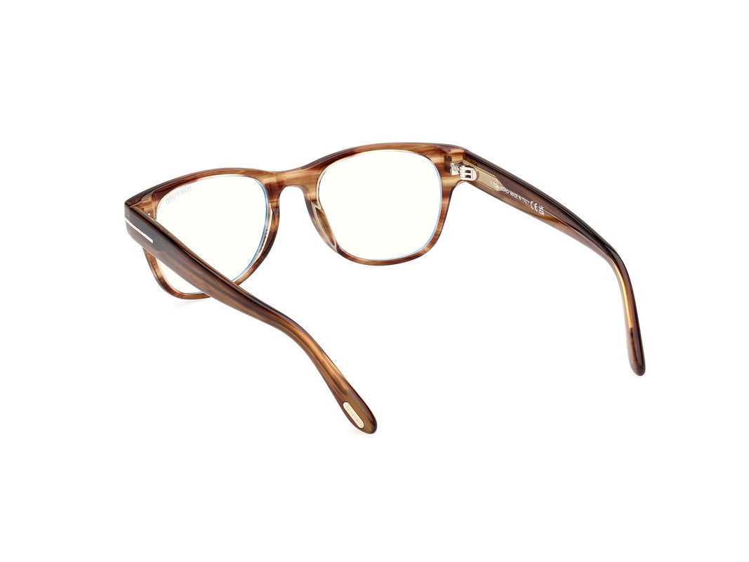 Light Brown/Striped Male Glasses Tom Ford 889214443373