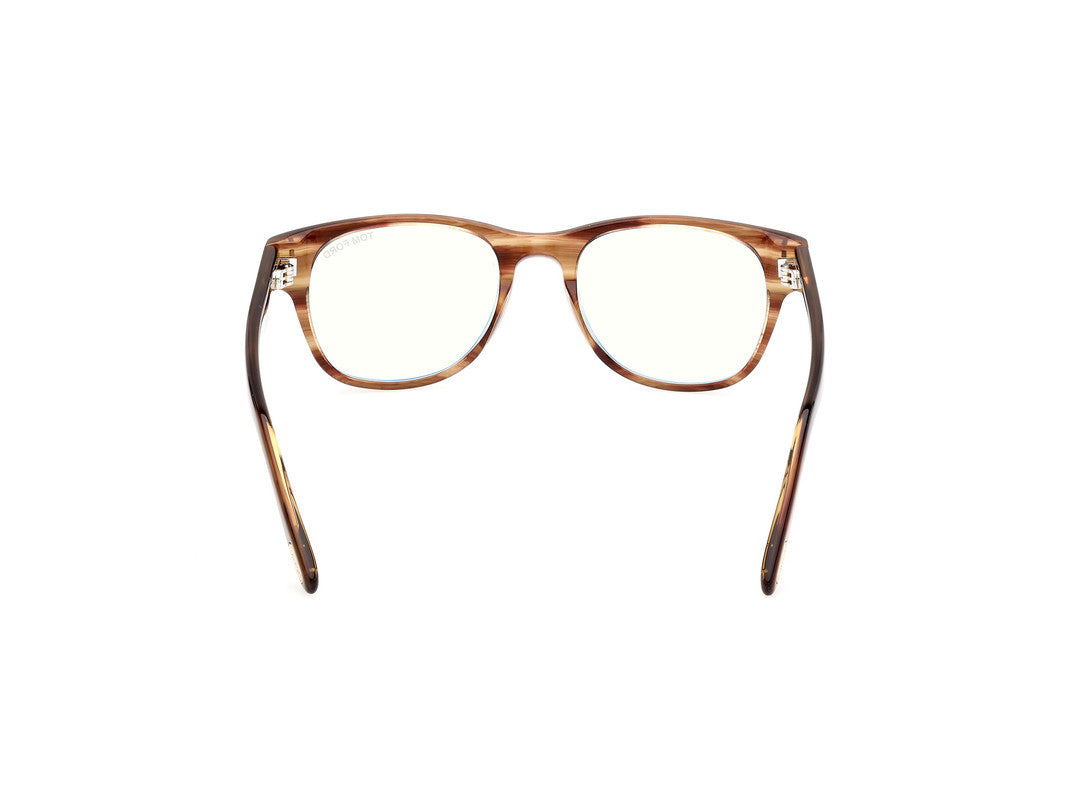 Light Brown/Striped Male Glasses Tom Ford 889214443373