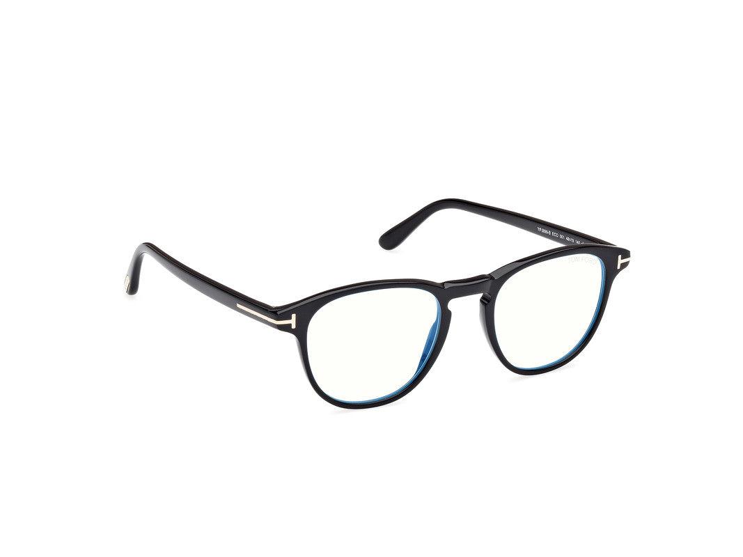 Shiny Black Male Glasses Tom Ford 889214443397